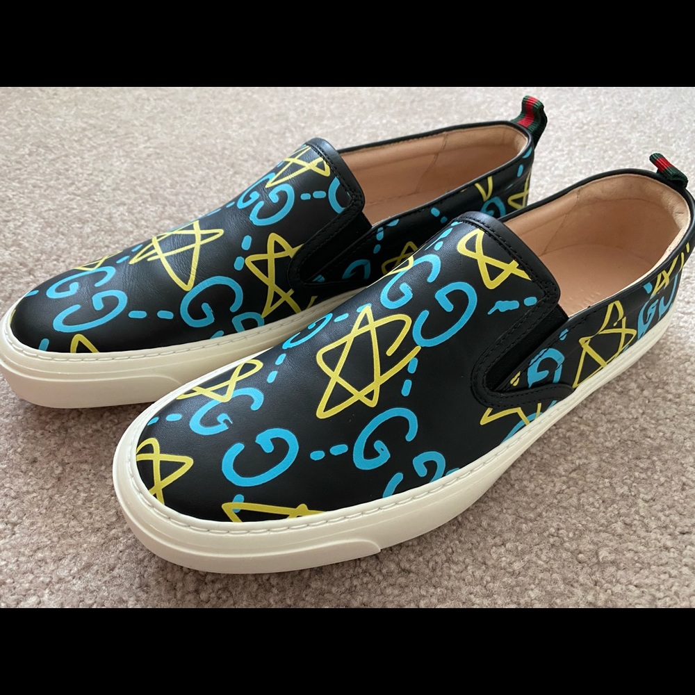 Gucci Ghost Slip-Ons Multicolor Techno GUCCI x Trouble Andrew